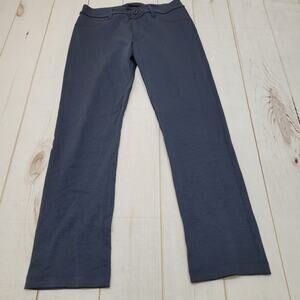 American Giant straight ponte leg slacks pants navy blue